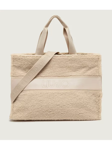 Liu Jo Sport Geantă shopper | shearling bej