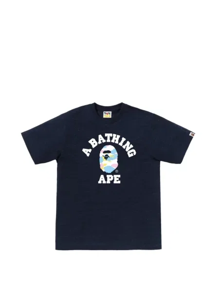 Графичен тениска A Bathing Ape® синьо