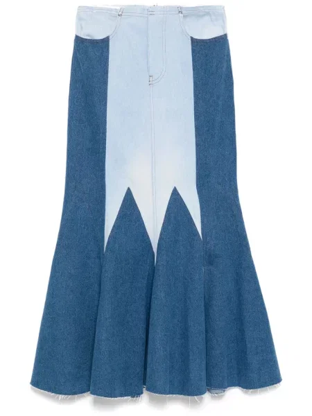 Fustă din denim Conner Ives albastru