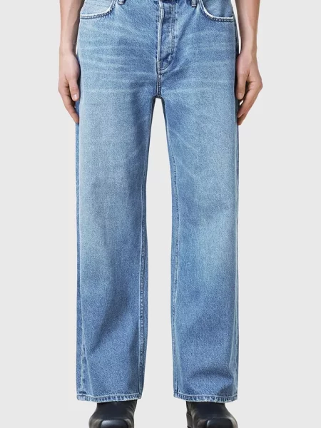 AllSaints ravne kavbojke LENNY modra
