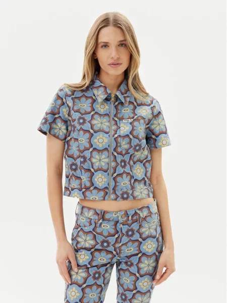 Jeans srajca Wrangler modra