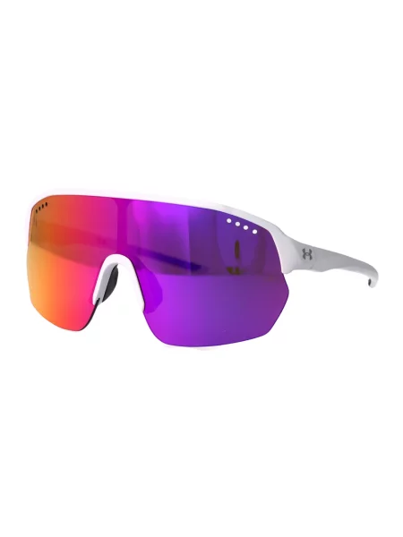Okulary przeciwsłoneczne Under Armour Gamedat II/G S3 matte white/pink mirror białe