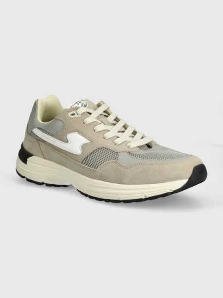 Stepney Workers Club sneakers Amiel S-Strike Suede Mix gri
