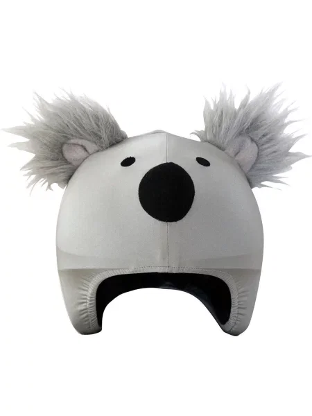 Czapka na kask dla dzieci Coolcasc Animals Koala szara