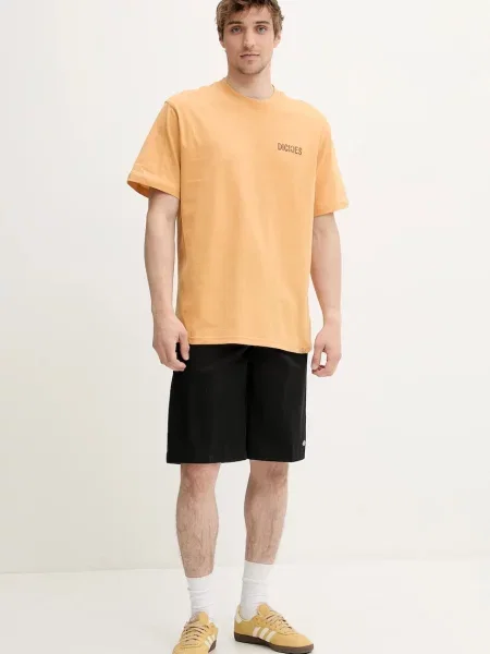 Dickies t-shirt z nadrukiem żółty