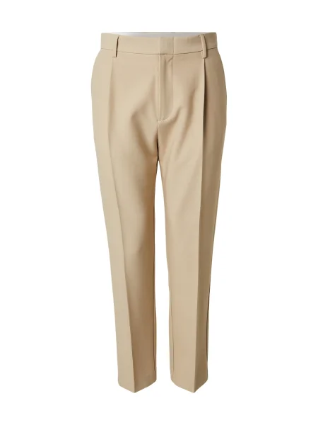 DAN FOX APPAREL Hlače na rob Gabriel' bež