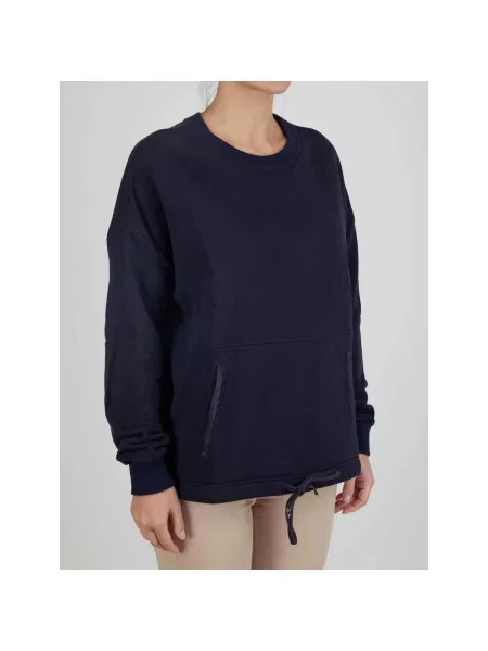 Bluza Kiton z kaszmiru niebieska
