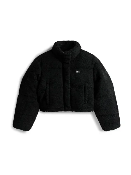 Tommy Jeans Prehodna jakna črna
