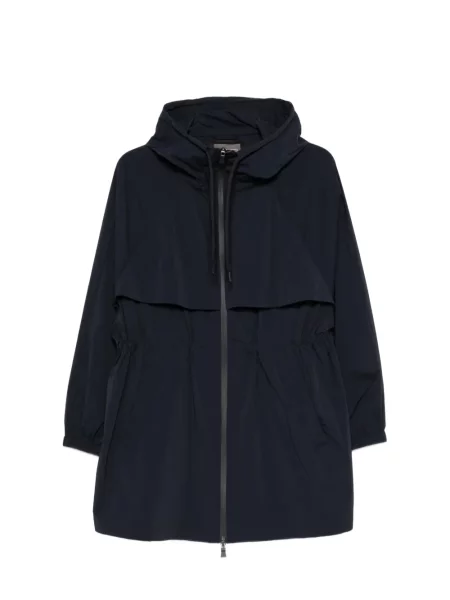 Palton Herno cu glugă albastru