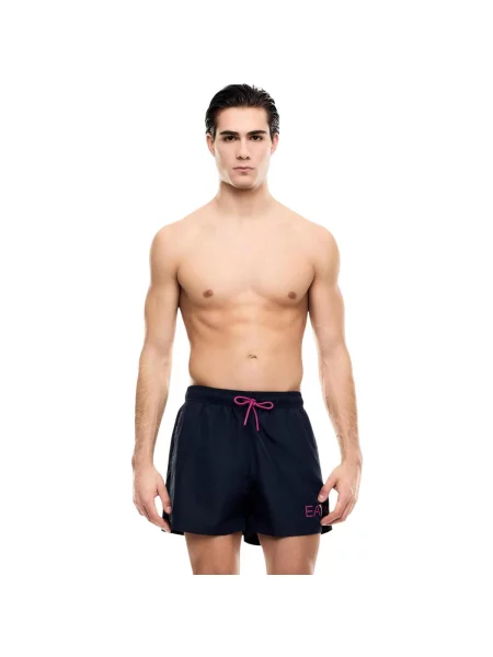 Pantaloni scurți Ea7 albastru