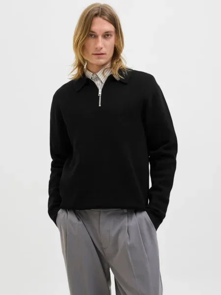 JACK & JONES Pulover JPRBLAMILANO' negru