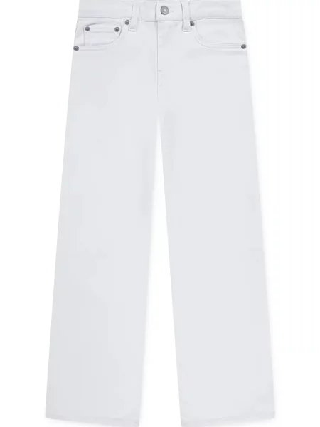Levi's rifle WIDE LEG JEANS bílé