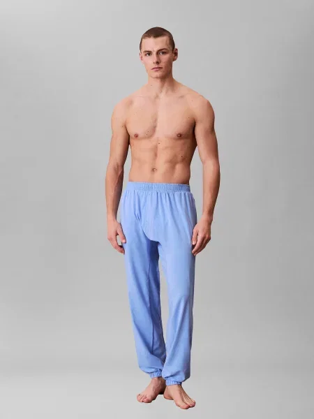 Calvin Klein Nohavice svetlomodrá