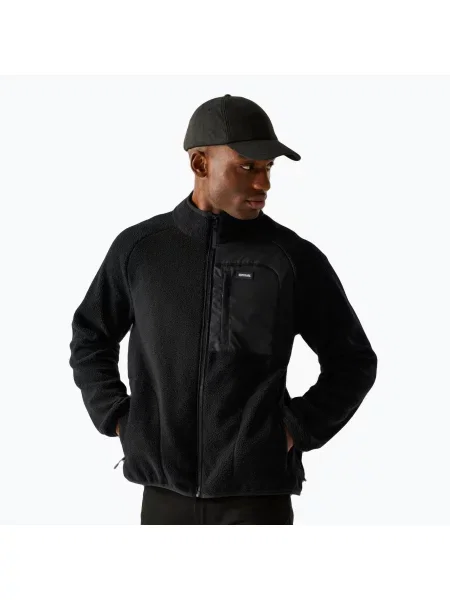 Hanorac din fleece Regatta din fleece negru