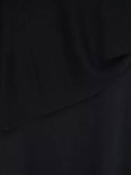 Rochie maxi Self-portrait asimetrică drapată negru