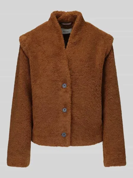 Kurtka teddy z szalowym kołnierzem model SLWISABEL' Selected