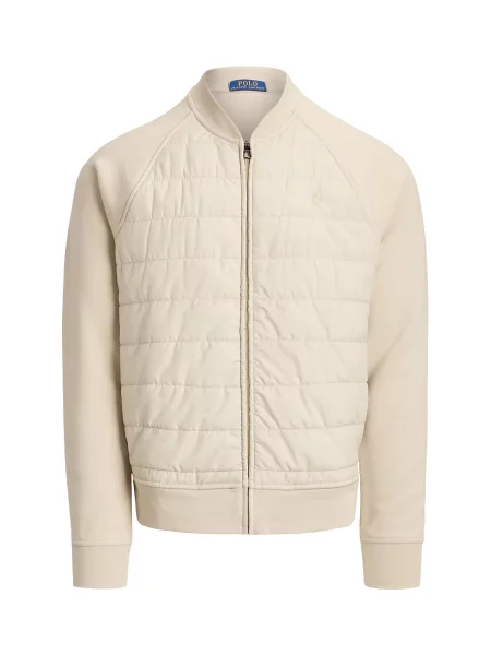 Polo Ralph Lauren Prechodná bunda sivobéžová