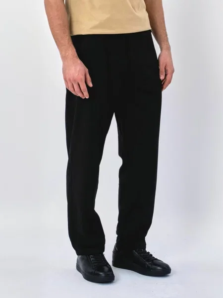 TEESHOPPEN Pantaloni Track negru