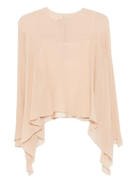 Bluzka Marni asymetryczna drapowana