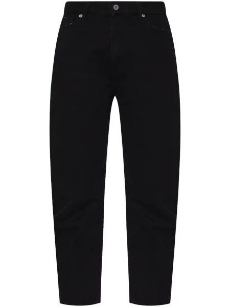 Zwężane dżinsy Halfboy zwężany czarny