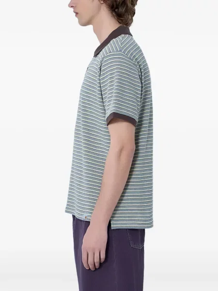 Ριγέ polo Carhartt Wip καφέ