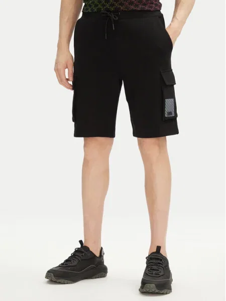 KARL LAGERFELD Pantaloni scurți sport negru