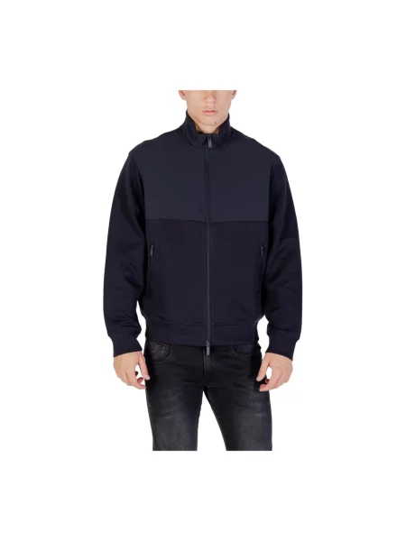 Długi sweter Armani Exchange granatowy