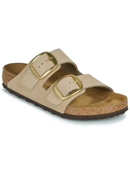 Pantofi Birkenstock cu cataramă bej