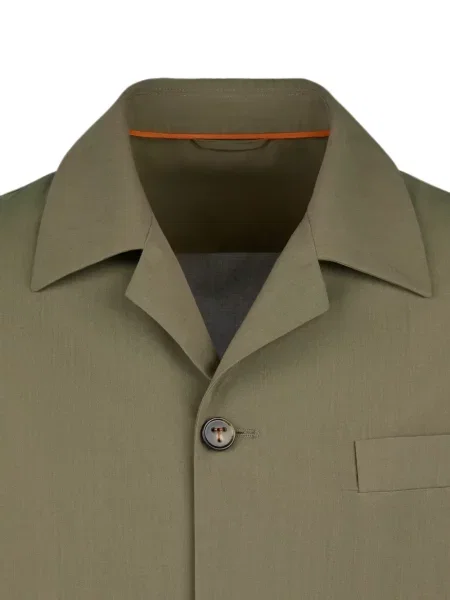 Cămașă Tod's de mătase verde