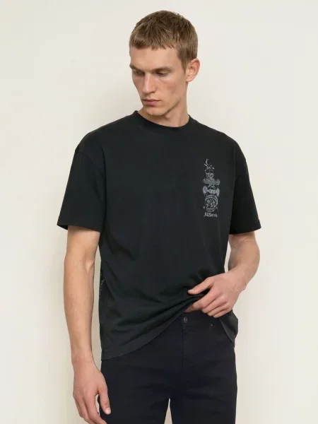 Allsaints Tričko Ignis tmavě šedá