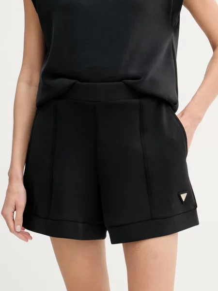 Guess pantaloni scurți de trening pentru femei cu modal OLYMPE negru