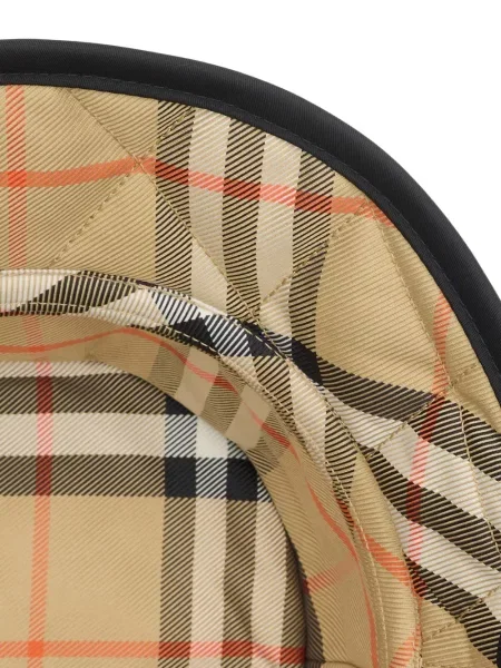 Pălărie Burberry matlasat negru