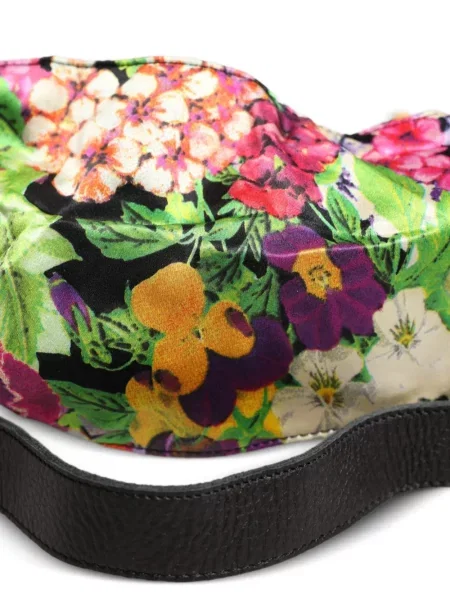 Curea Cavalli Class cu model floral cu imagine negru