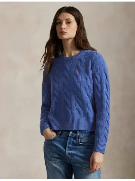 Polo Ralph Lauren Pulover Straight Fit albastru