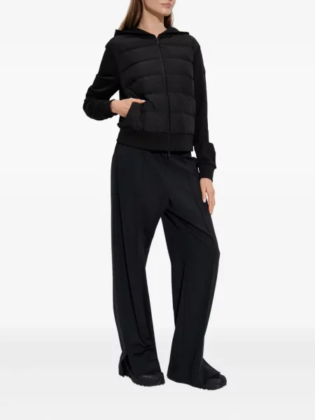 Geacă Moncler cu glugă negru