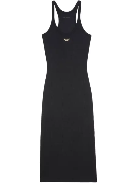 Rochie midi Zadig&voltaire până la genunchi de costum negru