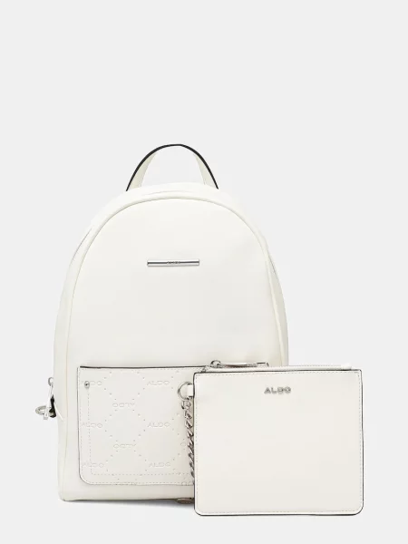 Aldo plecak ALALANNAA mały gładki biały