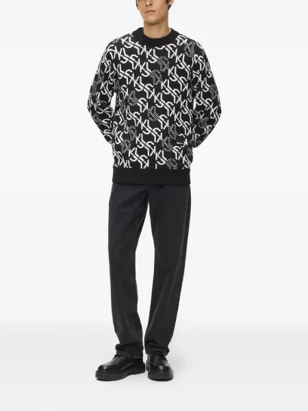 Pulover Karl Lagerfeld Jeans negru