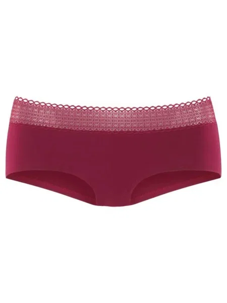 S.Oliver Spodnje hlače bordo / črna bela