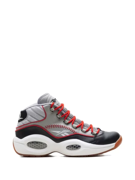Sneakerși Reebok cu șireturi din dantelă gri