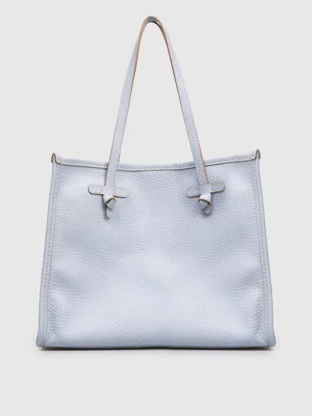 Шкіряна сумка-тоут MARCELLA Gianni Chiarini блакитна