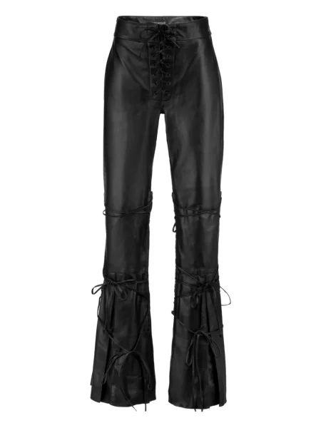 Pantaloni Dancassab din piele negru