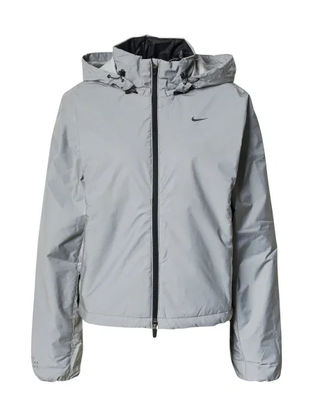 Nike Sportswear Geacă de primăvară-toamnă DVN gri argintiu negru