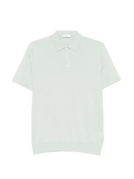 Tricou polo Diktat tricotate verde