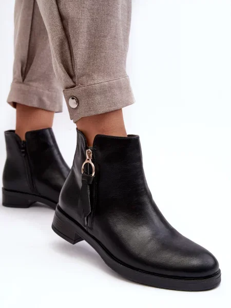 Ботуши Evento черно