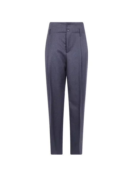Cu centură pantaloni Alberta Ferretti gri