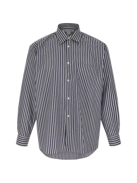 Cămașă Comme Des Garçons Shirt cu dungi albastru