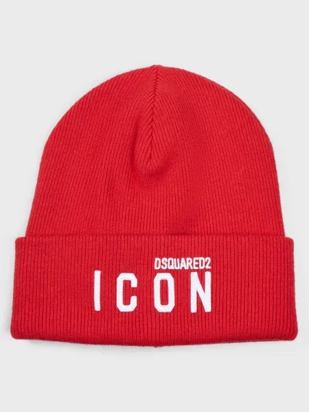 Шапка Dsquared2 червона