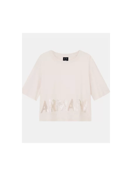 Tricou Eax bej