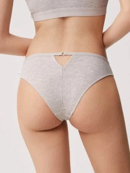 Трусики бразилиана сірі